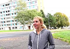 Tjeckisk zigenare Vanessa Söt knullad med kåt kille