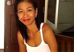 Χαριτωμένη ταϊλανδέζα κορίτσι fucked in hotel room