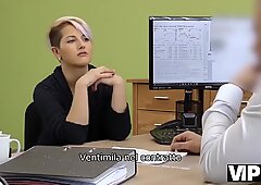 VIP4K. Sweet thing Inga Devil gives her body to loan