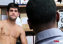 Fireworks In His Ass- Gay Interracial Punishment
