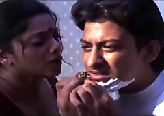 Indian desi stepmom seducing son with big boobs in blouse