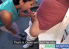 Fakehospital paciente escucha doctor follando enfermera sexo