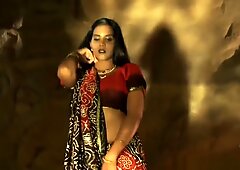 Sexig dansare från bollywood