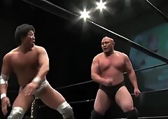 Hot japansk pro wrestling: miyatake vs suguru