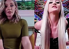 Webcam della figlia di mamma lesbica, la madre guarda la masturbazione della figlia