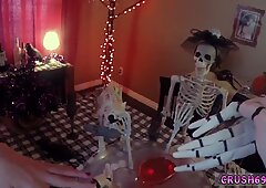 crony s daughter secret and   seduce father dad first time Swalloween Fun