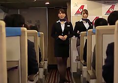 Hot bangsa jepun wanita syarikat penerbangan hos perkhidmatan seksual kepada lelaki perniagaan
