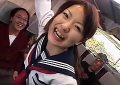 Otrolig japansk slampa Ruka Uehara i kåt cumshots, offentlig jav-video