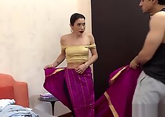 Indian hot Bhabhi gets her pussy and asshole fucked hard by young boy