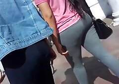 Indian Beautiful Girls in Tight Jeans Asses
