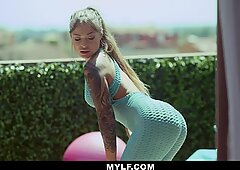 MYLF - Busty Cougar Gets Fucked By Her Fitness Trainer
