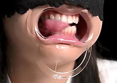 Zunge fetisch aus Ebenholz, zunge Mundfetisch, zunge Fetisch in Indien